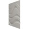 Ekena Millwork 19 5/8in. W x 19 5/8in. H Wave EnduraWall Decorative 3D Wall Panel Covers 2.67 Sq. Ft. WP20X20WVCCH - alternate 2